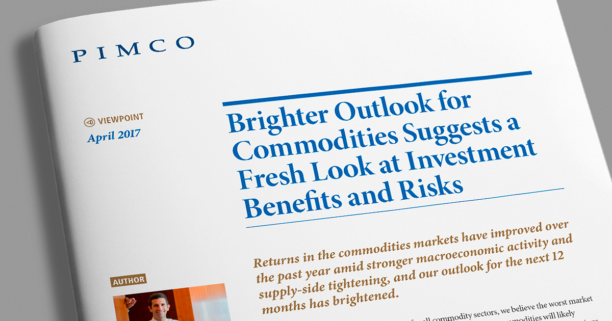 Brighter Outlook For Commodities Suggests A Fresh Look At