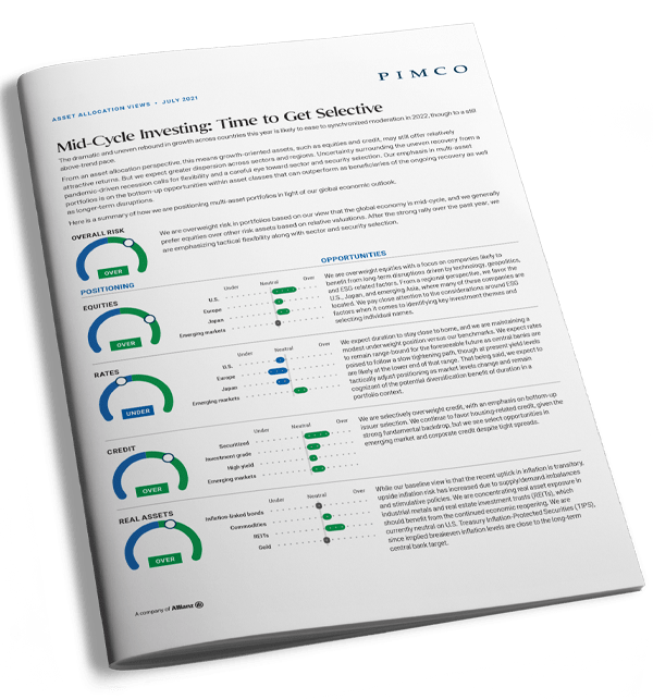 Asset Allocation Outlook handout cover